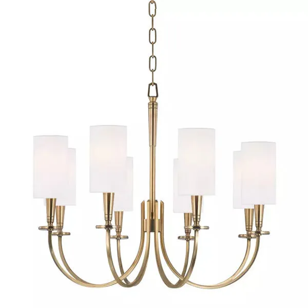 Product Image 1 for Mason 8 Light Chandelier from Hudson Valley