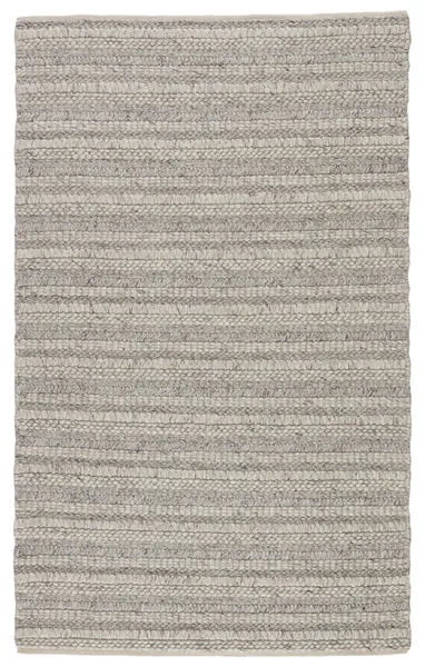 Product Image 1 for Nebula Handmade Solid Gray/ Cream Rug from Jaipur 
