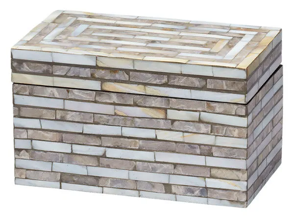 Product Image 1 for Roosevelt Mother of Pearl Decorative Box from Jamie Young