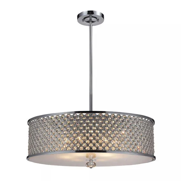 Product Image 2 for 6  Light Pendant In Polished Chrome from Elk Lighting