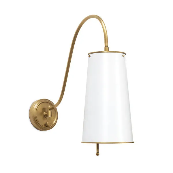 Product Image 1 for Hattie Steel Sconce - White from Regina Andrew Design