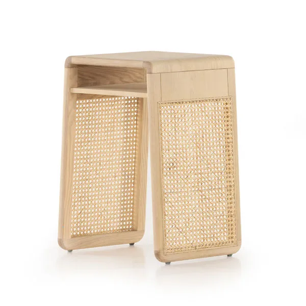 Product Image 1 for Estrella Cane End Table - Light Natural Ash from Four Hands