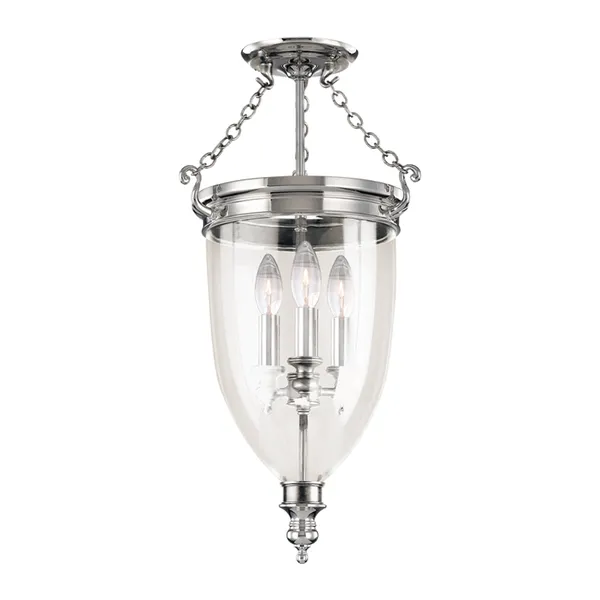 Product Image 1 for Hanover 3 Light Semi Flush from Hudson Valley
