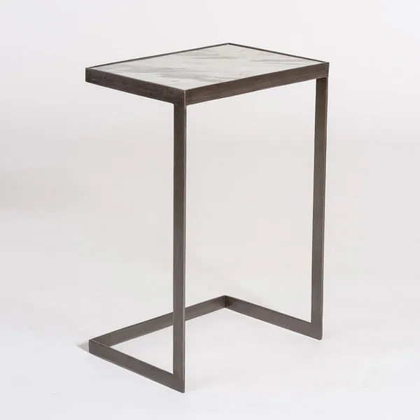 Product Image 1 for Laguna Burnished Riviera Steel Accent Table from Alder & Tweed