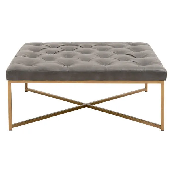 Product Image 1 for Rochelle Upholstered Square Coffee Table from Essentials for Living