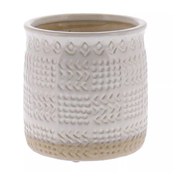 Product Image 1 for Cheyenne Cachepot, Ceramic   White from Homart