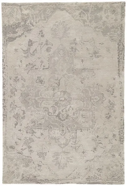 Product Image 1 for Sasha Handmade Medallion Taupe/ Gray Rug from Jaipur 
