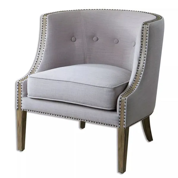 Product Image 1 for Uttermost Gamila Light Gray Accent Chair from Uttermost