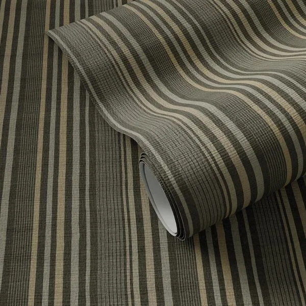 Product Image 1 for Stripe Grasscloth Wallpaper by FH Art Studio from Four Hands