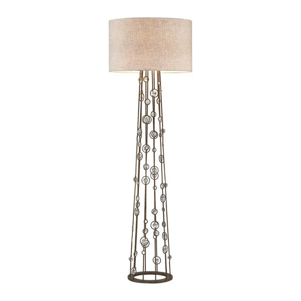 Product Image 1 for Boheme 2 Light Floor Lamp In Burnley Bronze from Elk Home