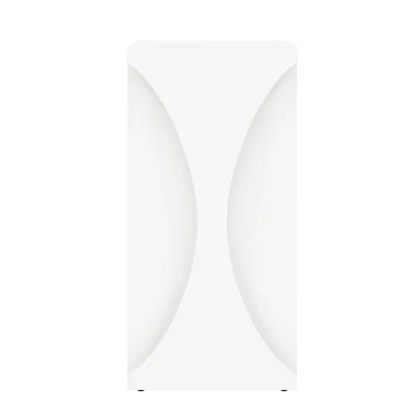 Product Image 1 for Pinto Hourglass Occassional Table In Matte White Lacquer from Worlds Away