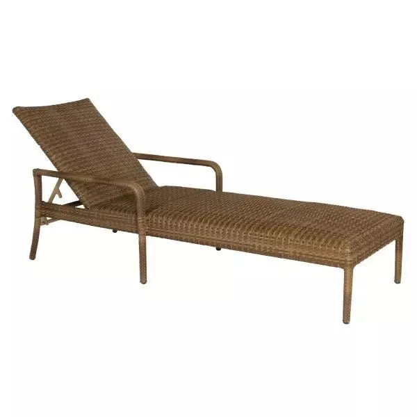 Product Image 1 for All-Weather Padded Adjustable Chaise Lounge from Woodard