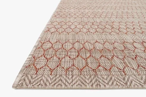 Product Image 1 for Isle Indoor / Outdoor Beige / Rust Rug from Loloi