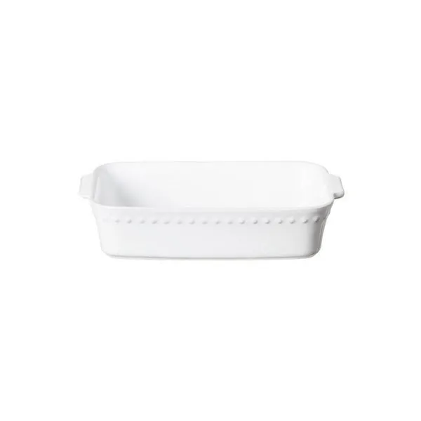 Product Image 1 for Pearl 11'' Scalloped Ceramic Stoneware Rectangle Baker - White from Costa Nova