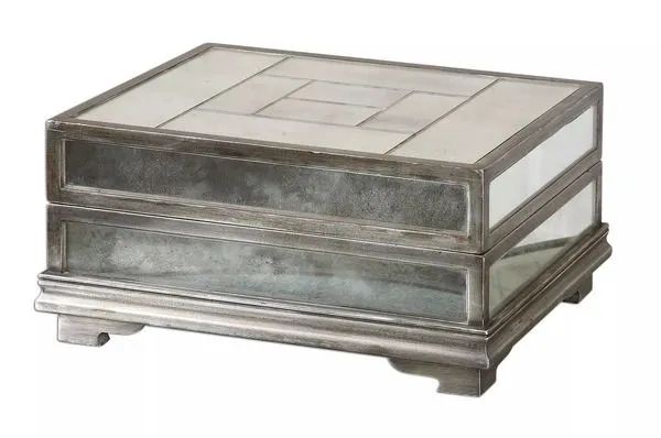 Product Image 1 for Uttermost Trory Mirrored Decorative Box from Uttermost