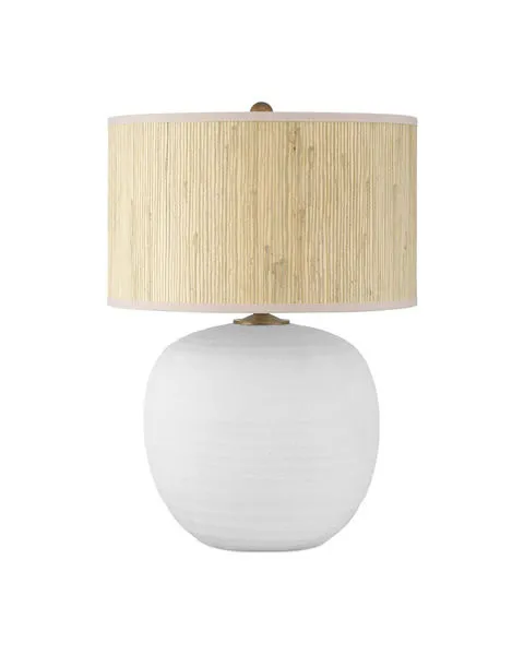 Product Image 1 for Zena White Table Lamp from Currey & Company