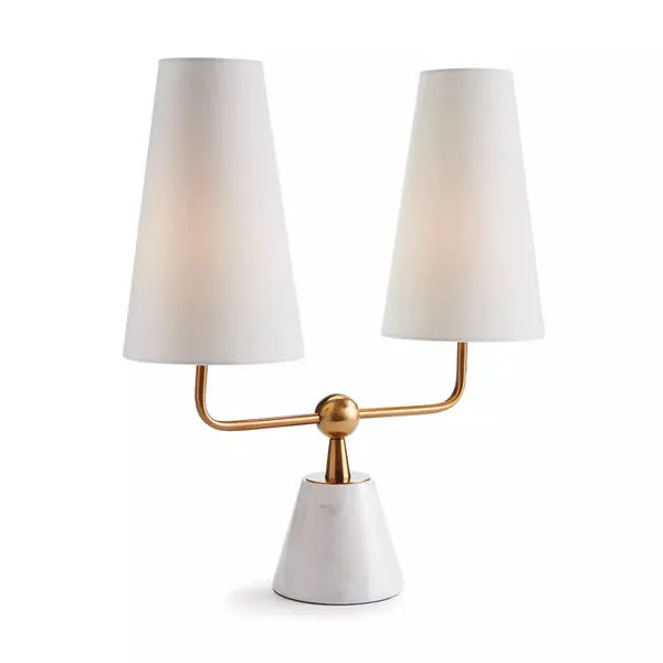 Product Image 1 for Madison Marble Base Dublet Lamp from Napa Home And Garden
