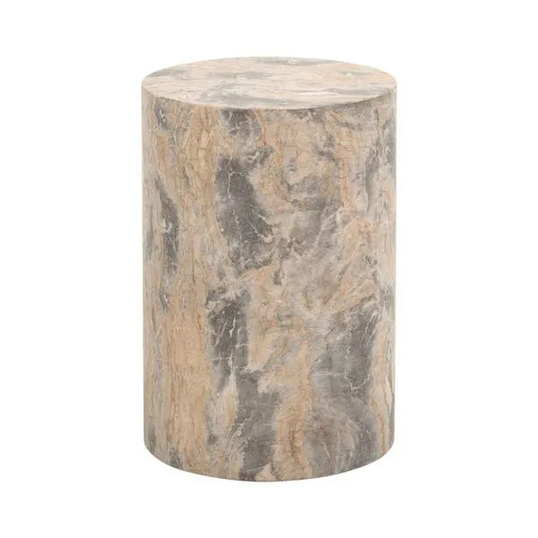 Product Image 1 for Pillar Sandstorm Marble Concrete Accent Table from Essentials for Living