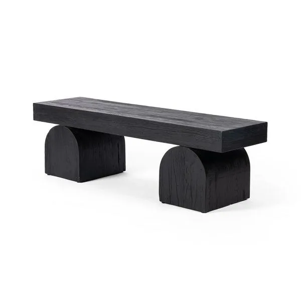 Product Image 7 for Keane Black Elm Bench from Four Hands