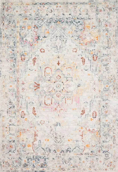 Product Image 1 for Clara Light Grey / Multi Rug from Loloi