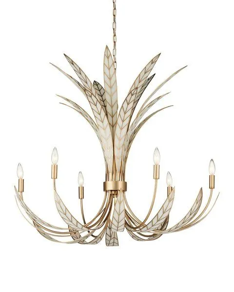 Product Image 1 for Foliatura Chandelier from Currey & Company