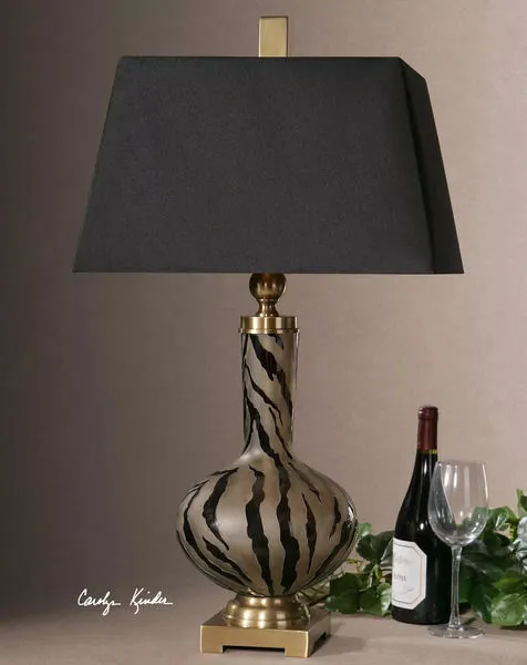 Product Image 1 for Uttermost Amur Modern Smoked Glass Lamp from Uttermost