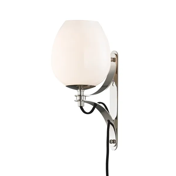 Product Image 1 for Lindsay 1 Light Wall Sconce With Plug from Mitzi
