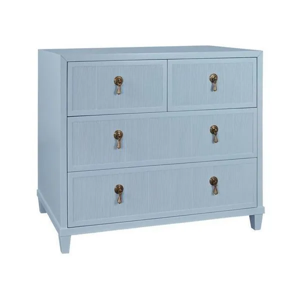 Product Image 2 for Four Drawer Chest With Fluted Drawer Fronts from Worlds Away