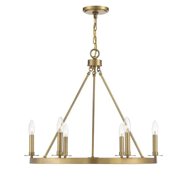 Product Image 1 for Georgie 6 Light Chandelier from Savoy House 