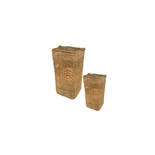 Product Image 1 for Rattan Cube Natural Set of 2 Lanterns from BIDKHome