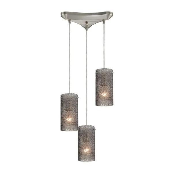 Product Image 1 for Ice Fragments 3 Light Pendant In Satin Nickel from Elk Lighting