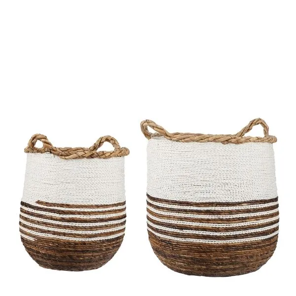 Product Image 1 for Abacos Banana Leaf Baskets (Set Of Two) from BIDKHome