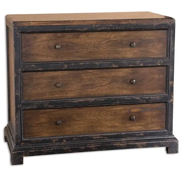 Product Image 1 for Uttermost Rishi Antique Three Drawer Chest from Uttermost