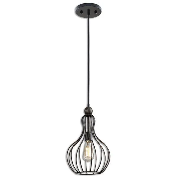 Product Image 1 for Uttermost Bourret 1 Light Pendant from Uttermost