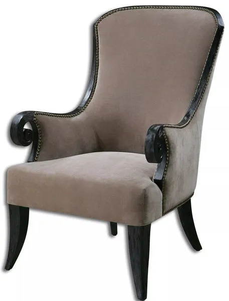 Product Image 1 for Uttermost Kandy Taupe Armchair from Uttermost