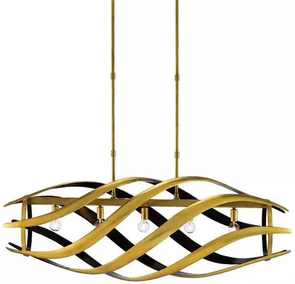 Product Image 1 for Trephine Oval Chandelier from Currey & Company