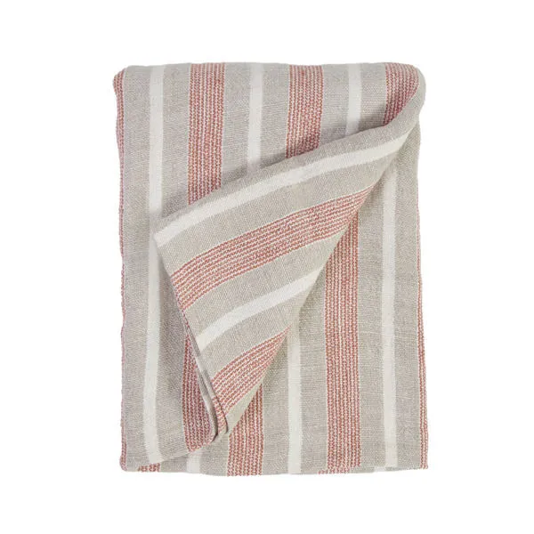 Product Image 1 for Montecito Linen Queen Blanket - Terra Cotta from Pom Pom at Home