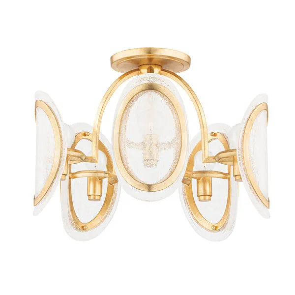 Product Image 2 for Danes 5 Light Semi Flush from Hudson Valley