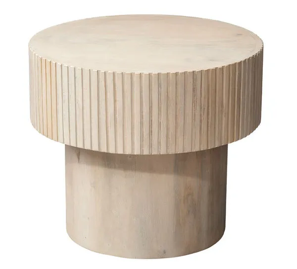 Product Image 1 for Notch Round Side Table from Jamie Young