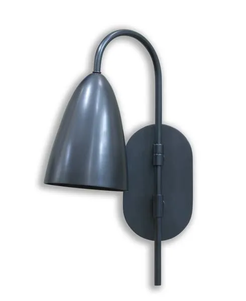 Product Image 1 for Wesley Modern Metal Gunmetal Sconce from FlowDecor