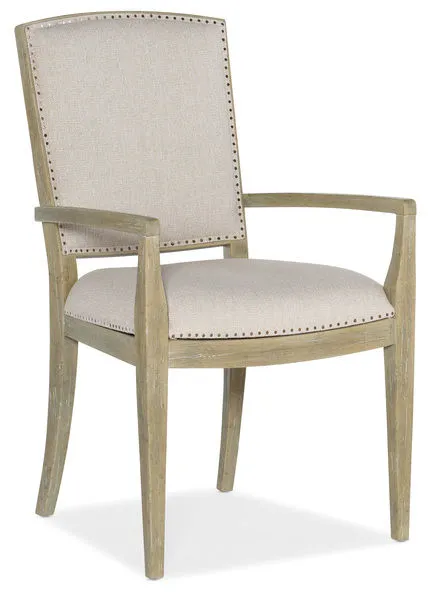 Product Image 1 for Surfrider Light Wood Carved Back Arm Chair, Set of 2 from Hooker Furniture