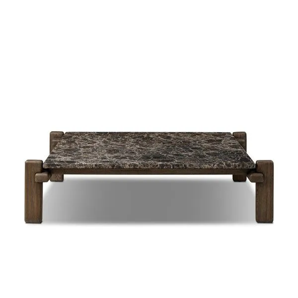 Product Image 1 for Marcia Brown Emperador Marble Coffee Table from Four Hands
