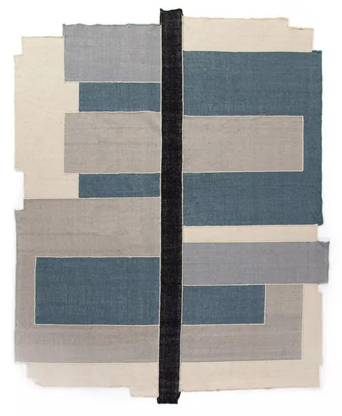 Product Image 1 for Olexa Block Border Blue from Four Hands