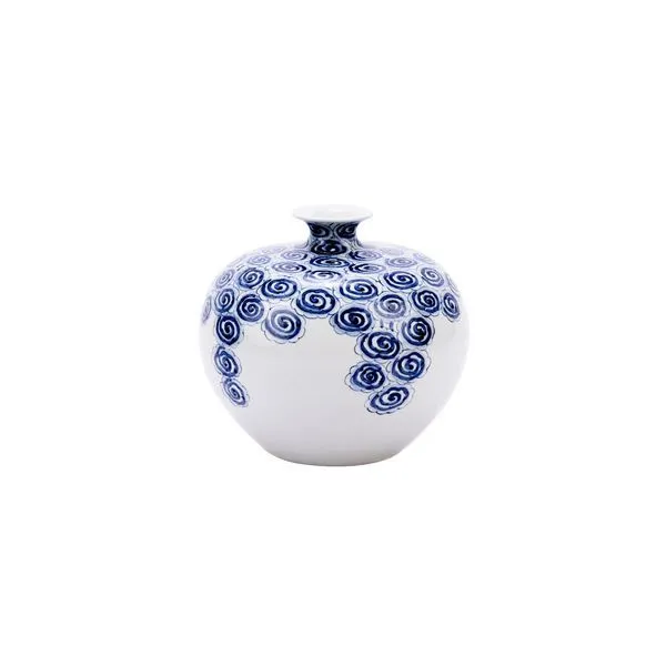 Product Image 1 for Blue & White Driftting Cloud Pomeranate Vase from Legend of Asia