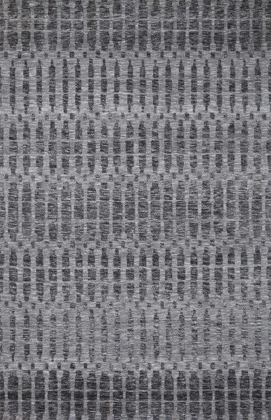 Yeshaia Grey / Charcoal Rug with architectural pattern in muted grey tones, power-loomed traditional design