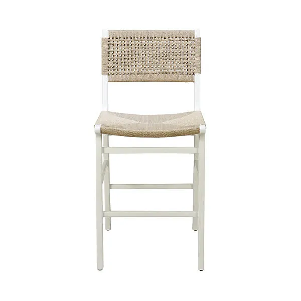 Product Image 1 for Astrid Woven Back Counter Stool from Worlds Away