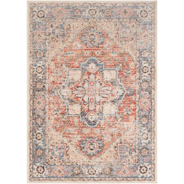 Product Image 1 for Daytona Blue / Coral Rug from Surya