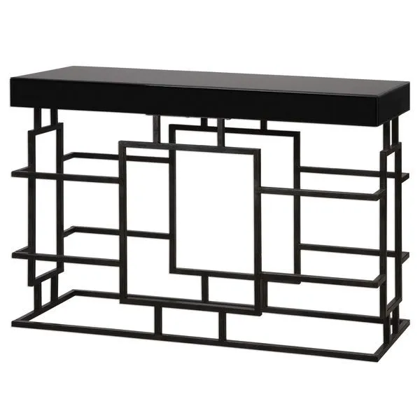 Product Image 1 for Uttermost Andy Black Console Table from Uttermost
