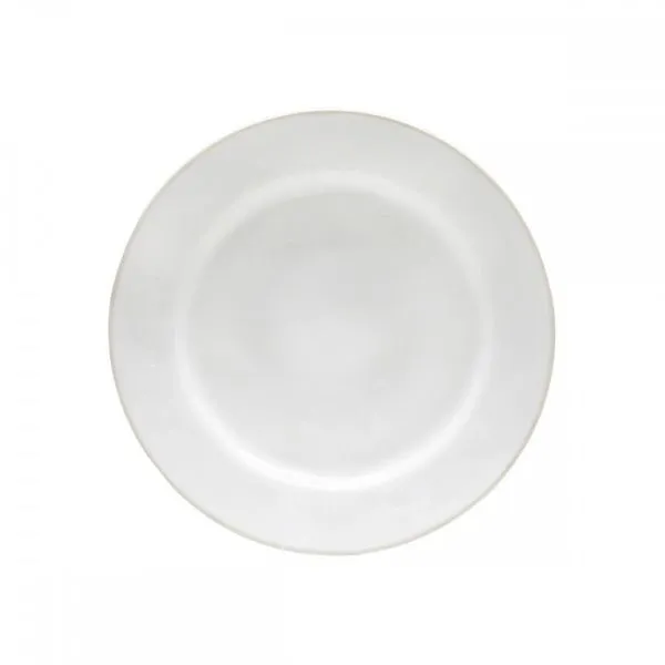 Product Image 1 for Beja Ceramic Stoneware Dinner Plate, Set of 6 - White & Cream from Costa Nova