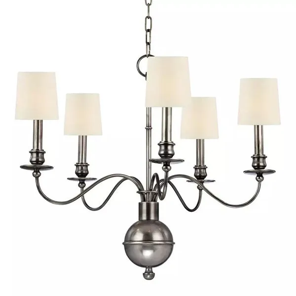 Product Image 1 for Cohasset 5 Light Chandelier from Hudson Valley